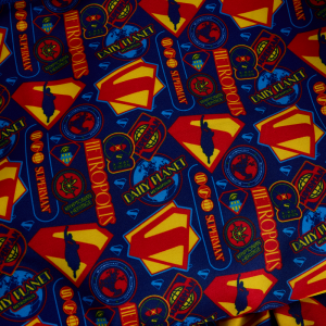 Superman All-Over Print Nylon Full-Size Backpack