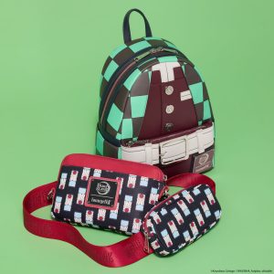 Demon Slayer All-Over Print Sling Crossbody Bag with Coin Bag