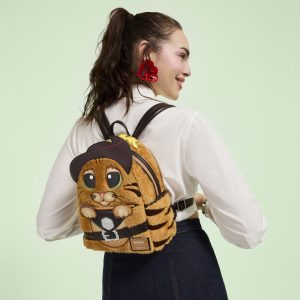 Shrek Puss In Boots Plush Cosplay Mini Backpack