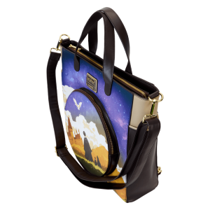 Harry Potter Hogwarts Starry Sky Convertible Backpack & Tote Crossbody Bag