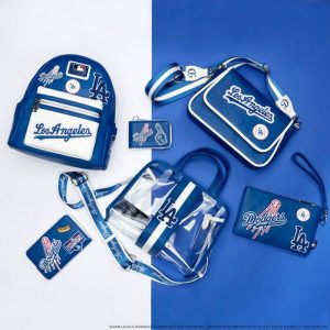 MLB LA Dodgers Patches Zip Around Wallet