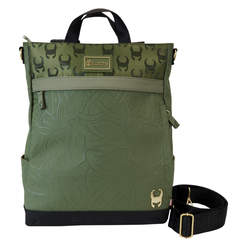 COLLECTIV Marvel Loki The CREATIV Convertible Backpack & Tote Crossbody Bag