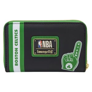 NBA Boston Celtics Patch Icons Zip Around Wallet