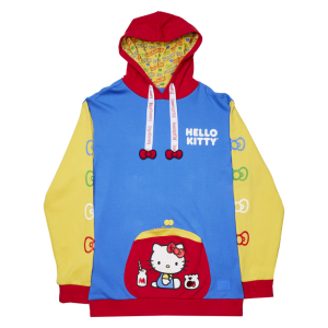 Sanrio Hello Kitty 50th Anniversary Color Block Unisex Hoodie