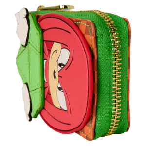 Sonic The Hedgehog Limited Edition Knuckles Emerald Glitter Accordion Wallet