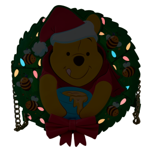 Winnie The Pooh Stuck In Wreath Glow Crossbody Bag