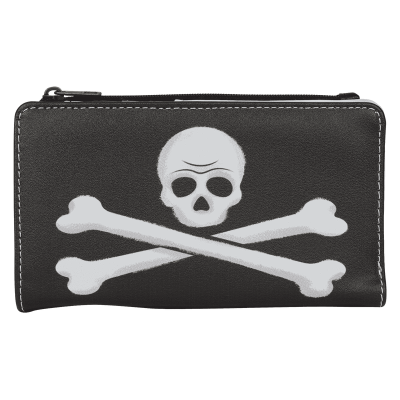 Peter Pan Exclusive Captain Hook Pirate Skull Flap Wallet